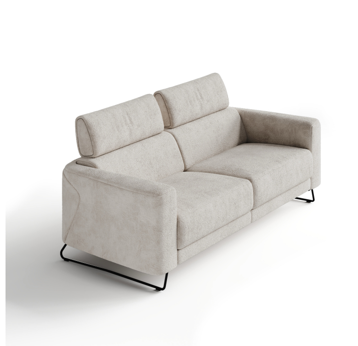 Диван MATHEO B100-220-100B/58/VIVA OFFWHITE/DYNASPRING/03BL/E,Z,E,R