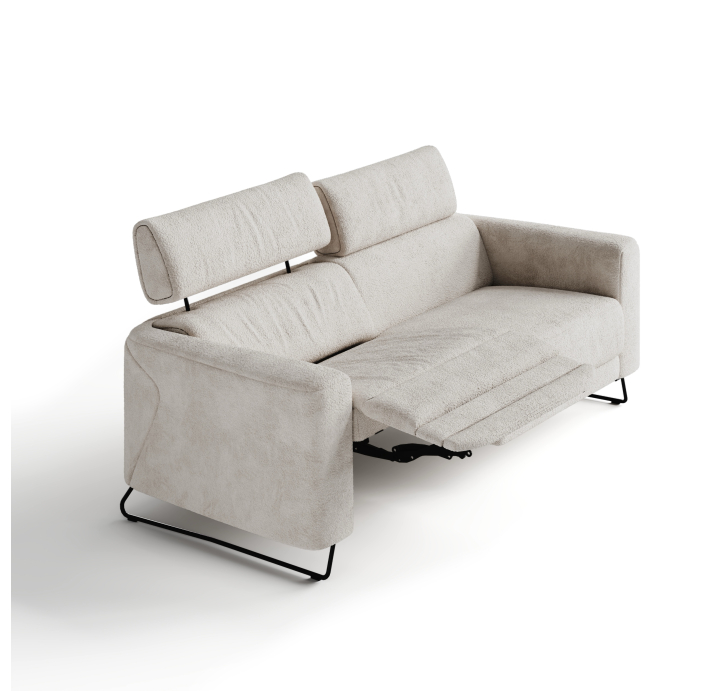 Диван MATHEO B100-220-100B/58/VIVA OFFWHITE/DYNASPRING/03BL/E,Z,E,R