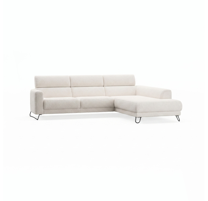 Диван MATHEO B100-300-220S/58/VIVA OFFWHITE/DYNASPRING/03BL/E,E,E
