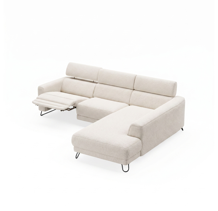 Диван MATHEO B100-300-220S/58/VIVA OFFWHITE/DYNASPRING/03BL/E,Z,E,E,R