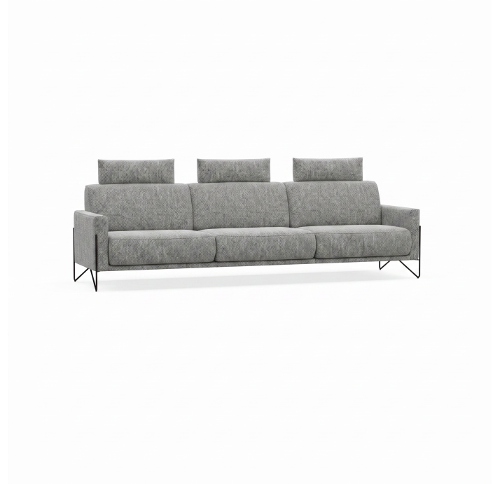 Диван MILLER B92-280-92B/58/AMIRI CARBON/BULTEX/01BL/E,E,E