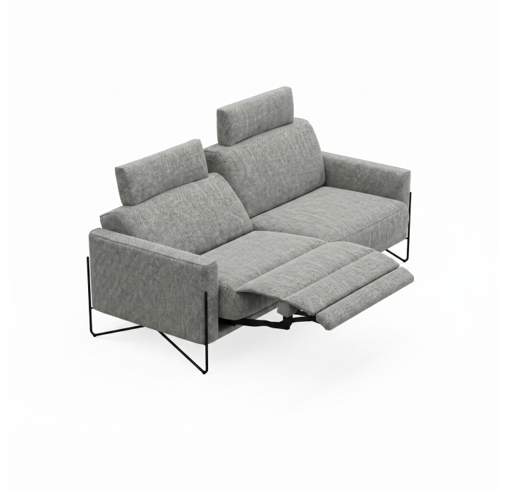 Диван MILLER B92-200-92B/58/AMIRI CARBON/BULTEX/01BL/E,E,R