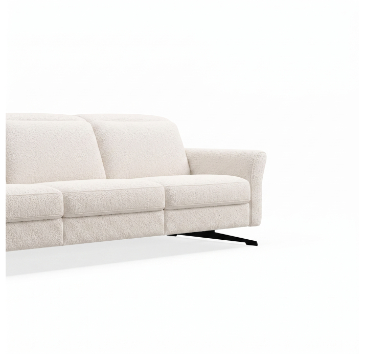 Диван TAMOUR B93-280-93B/54/VIVA OFFWHITE/BULTEX/01BL/E,E,E
