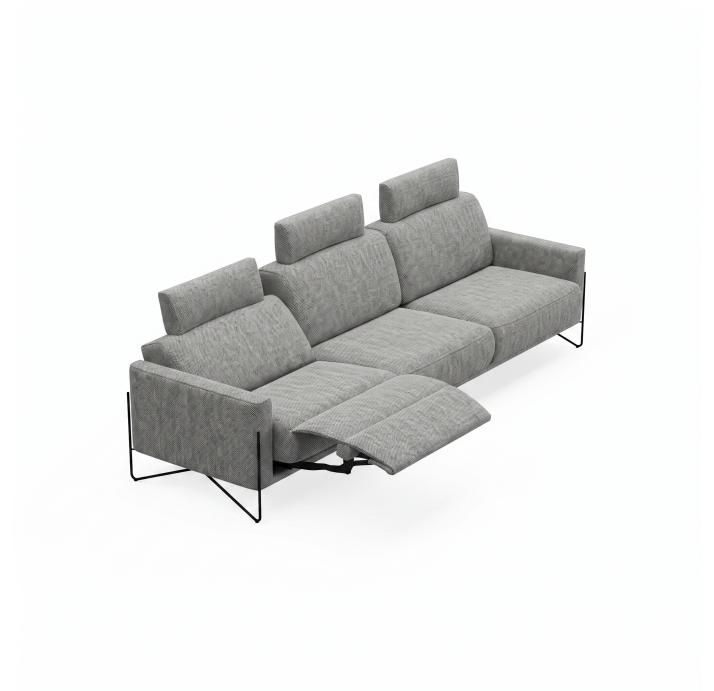 Диван MILLER B92-280-92B/58/AMIRI CARBON/BULTEX/01BL/E,E,E,R