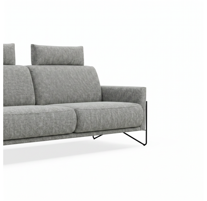 Диван MILLER B92-280-92B/58/AMIRI CARBON/BULTEX/01BL/E,E,E,R