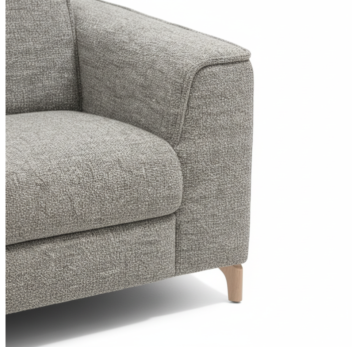 Кресло FRATINO 100/LUANDO GRAPHITE/BULTEX/01BK BLACK/E