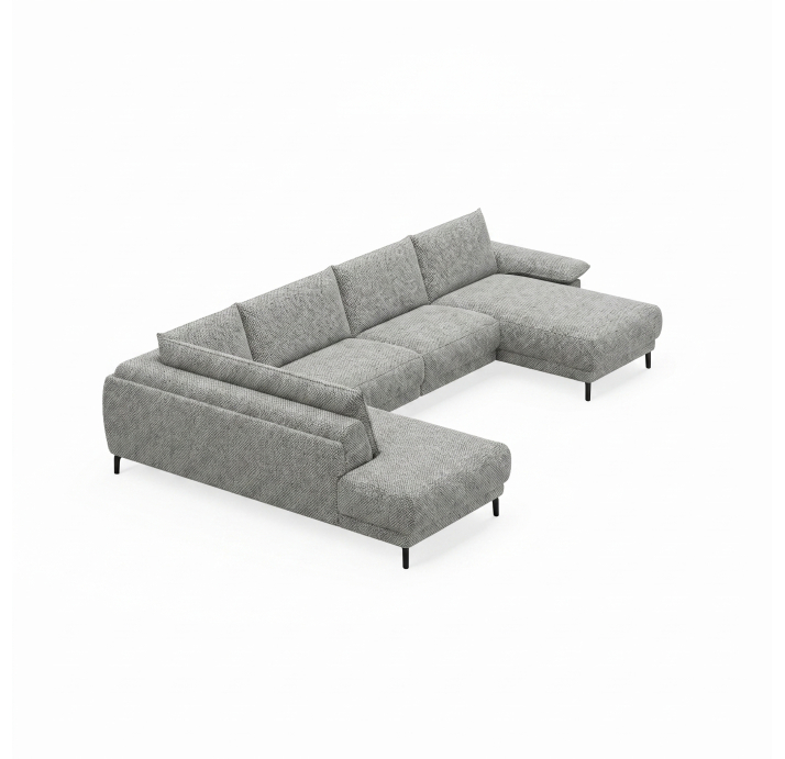 Диван Sereno S217-400-165L/AMIRI CARBON/BULTEX/03BL/