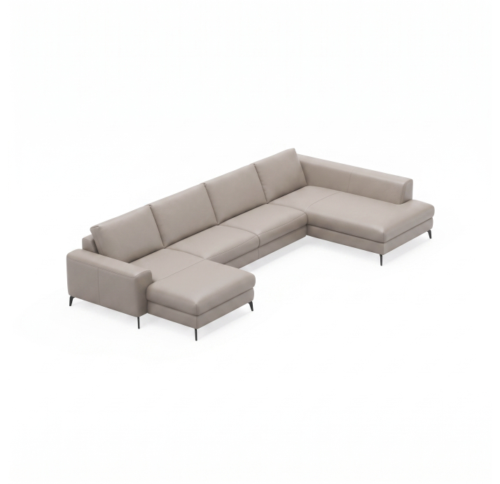 Диван DONATO S210-400-167L/MONTANA PERLE/VISCOTEX/01BL/