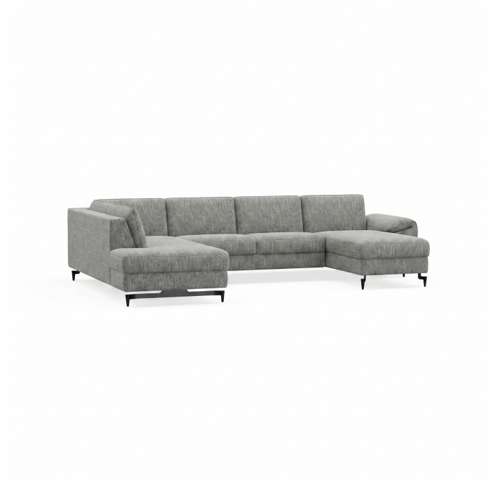 Диван SARI S214-400-162L/AMIRI CARBON/BULTEX/03BL/