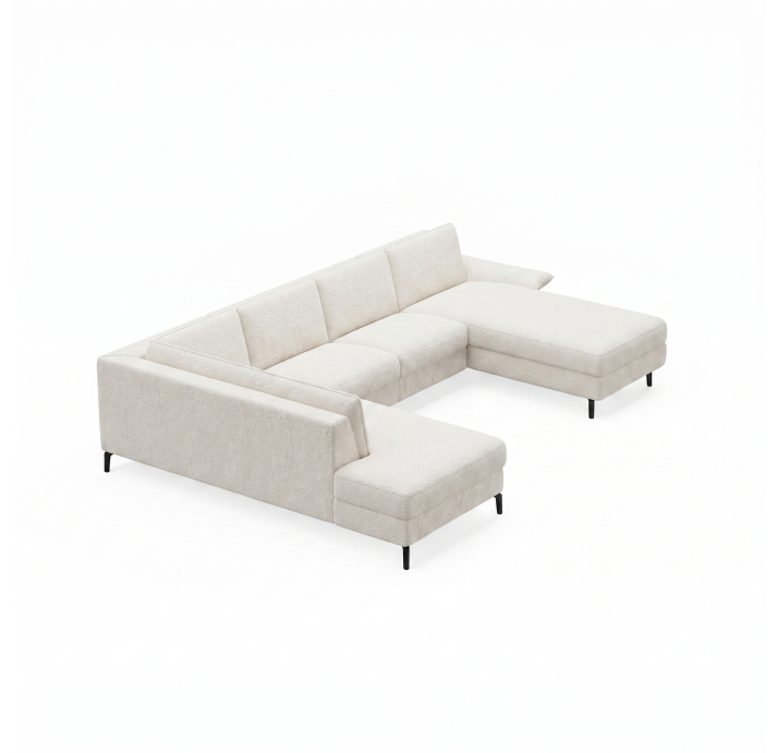 Диван ADORA S214-400-162L/VIVA OFFWHITE/BULTEX/03BL/