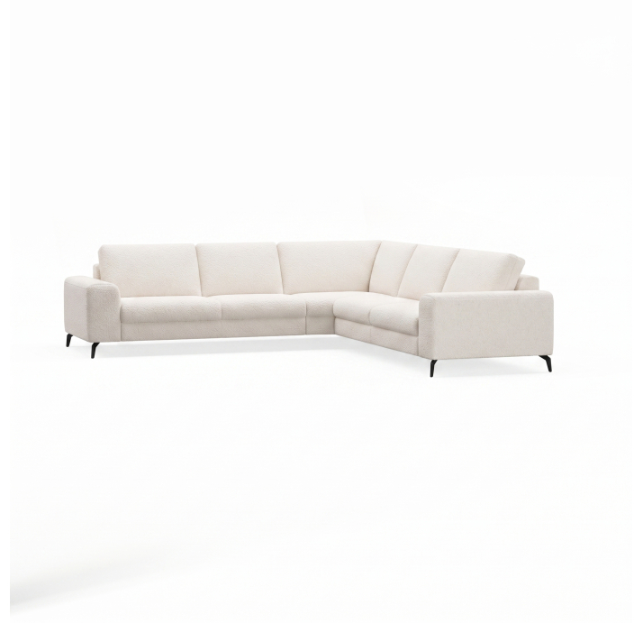 Диван DONATO B100-300-300B/VIVA OFFWHITE/VISCOTEX/01BL/