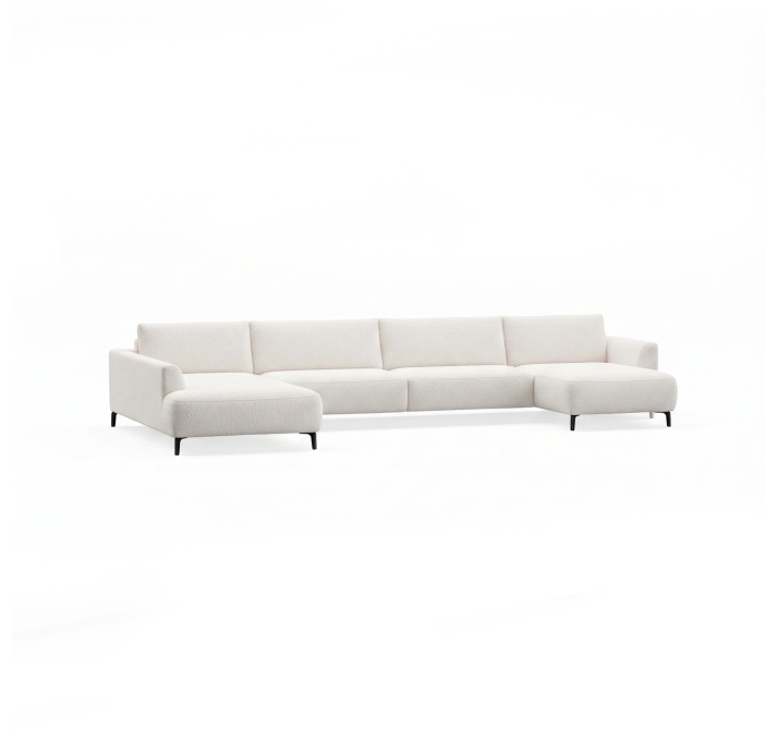 Диван COSMO S215-400-167L/VIVA OFFWHITE/BULTEX/01BL/