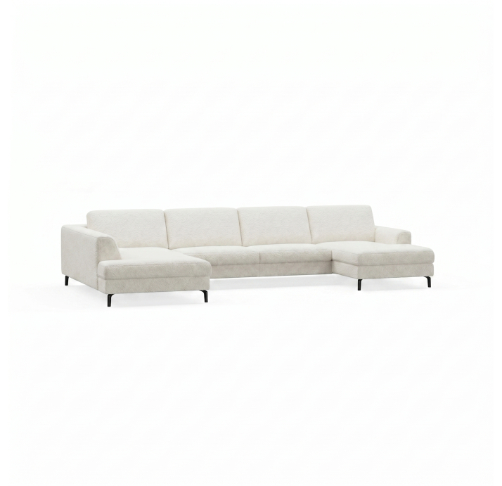Диван FONTANE S210-400-167L/VIVA OFFWHITE/BULTEX/01BL/