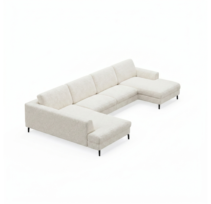 Диван FONTANE S210-400-167L/VIVA OFFWHITE/BULTEX/01BL/
