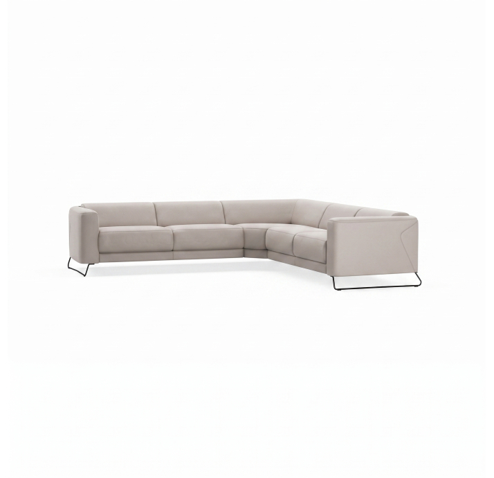 Диван MATHEO B100-300-300B/MONTANA PERLE/DYNASPRING/03BL/