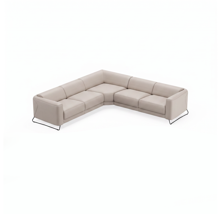 Диван MATHEO B100-300-300B/MONTANA PERLE/DYNASPRING/03BL/