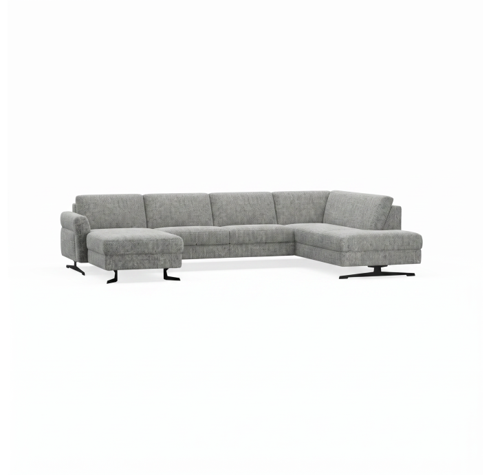 Диван TAMOUR S214-400-160L/AMIRI CARBON/BULTEX/03BL/