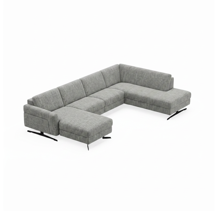 Диван TAMOUR S214-400-160L/AMIRI CARBON/BULTEX/03BL/