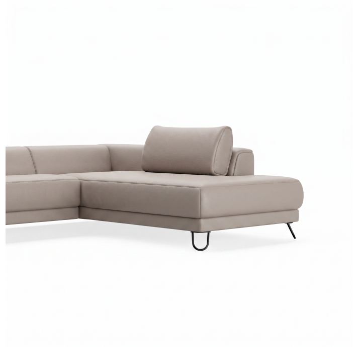 Диван MATHEO S220-400-167L/MONTANA PERLE/DYNASPRING/03BL/