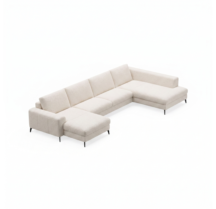 Диван DONATO S210-400-167L/VIVA OFFWHITE/VISCOTEX/01BL/