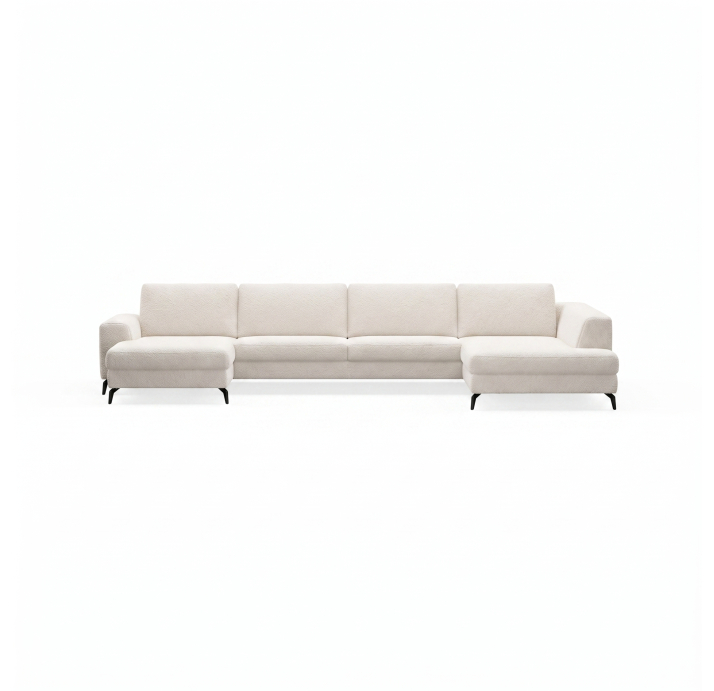 Диван DONATO S210-400-167L/VIVA OFFWHITE/VISCOTEX/01BL/