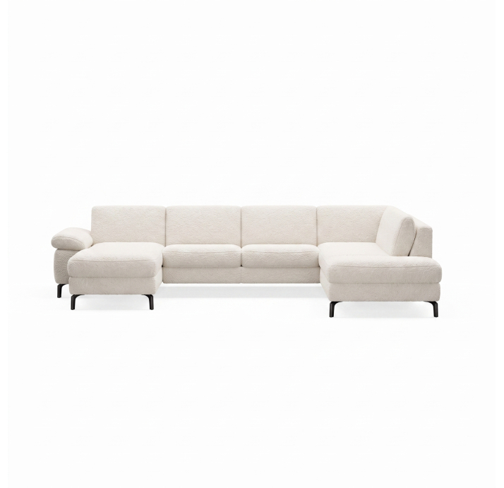 Диван TASMAN S214-400-162L/VIVA OFFWHITE/BULTEX/01BL/