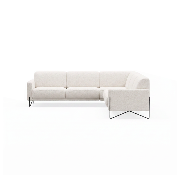Диван MILLER B92-300-300B/VIVA OFFWHITE/BULTEX/03BL/