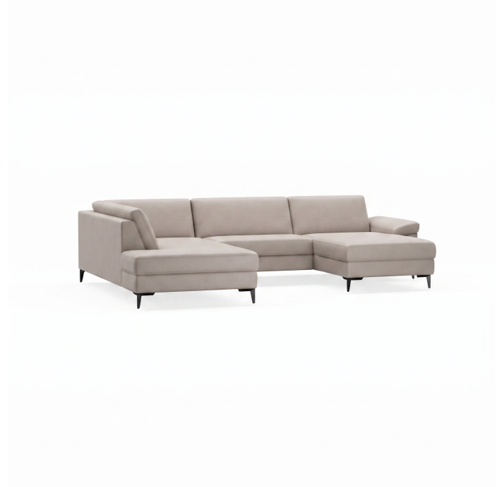 Диван CADINI S214-400-162L/MONTANA PERLE/BULTEX/01BL/