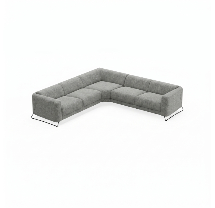Диван MATHEO B100-300-300B/AMIRI CARBON/DYNASPRING/03BL/