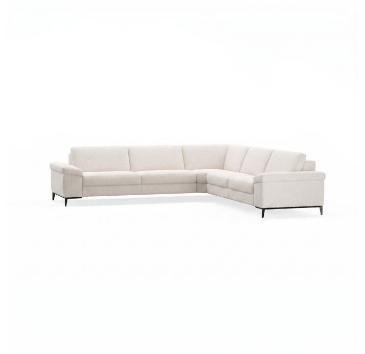 Диван CADINI B93-300-300B/VIVA OFFWHITE/BULTEX/01BL/