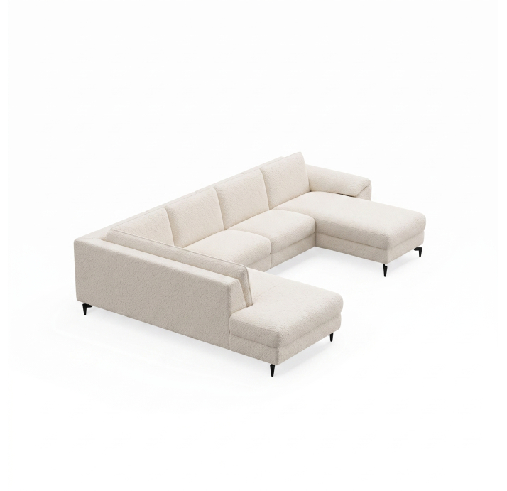 Диван SARI S214-400-162L/VIVA OFFWHITE/BULTEX/03BL/