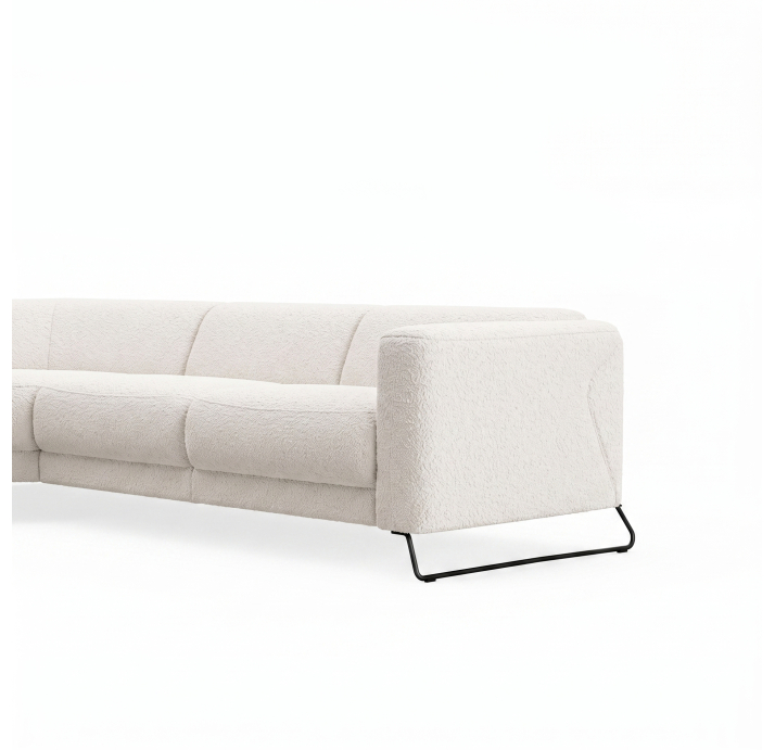Диван MATHEO B100-300-300B/VIVA OFFWHITE/DYNASPRING/03BL/