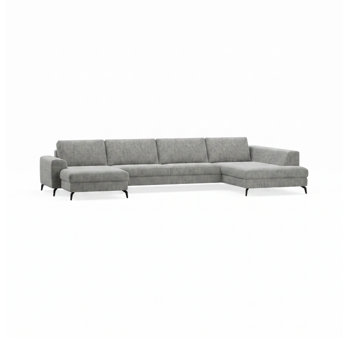 Диван DONATO S210-400-167L/AMIRI CARBON/VISCOTEX/01BL/