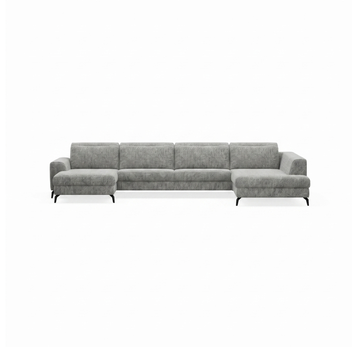 Диван DONATO S210-400-167L/AMIRI CARBON/VISCOTEX/01BL/