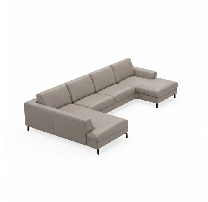 Диван FONTANE S210-400-167L/MONTANA PERLE/BULTEX/01BL/