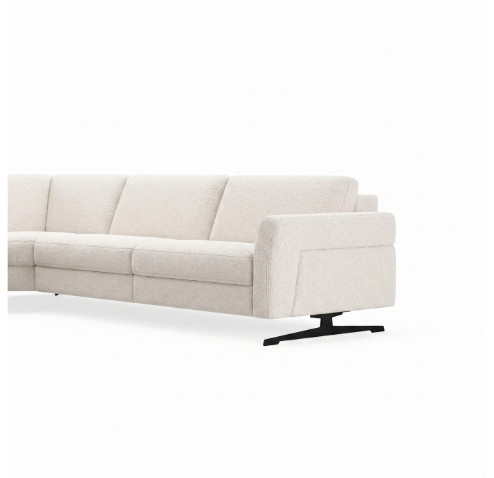 Диван TAMOUR B93-300-300B/VIVA OFFWHITE/BULTEX/03BL/