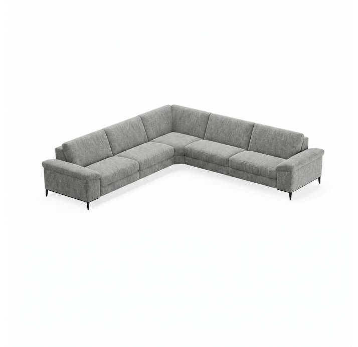 Диван CADINI B93-300-300B/AMIRI CARBON/BULTEX/01BL/