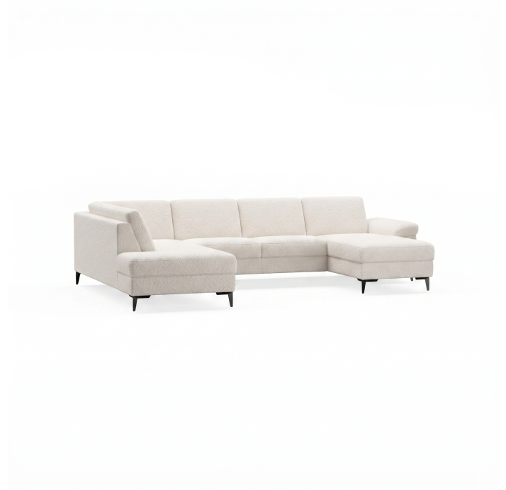 Диван CADINI S214-400-162L/VIVA OFFWHITE/BULTEX/01BL/