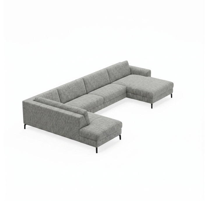 Диван COLORADO S214-400-162L/54/AMIRI CARBON/BULTEX/01BL/