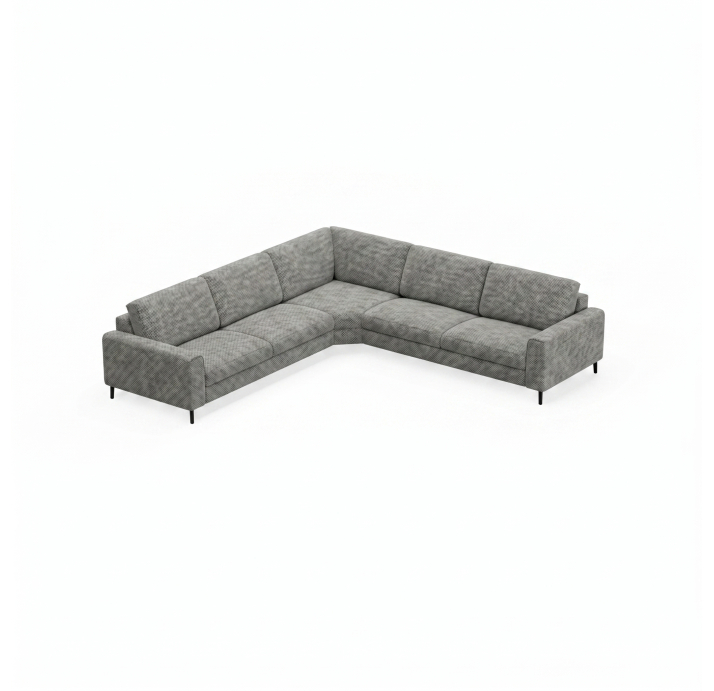 Диван FONTANE B100-300-300B/AMIRI CARBON/BULTEX/01BL/