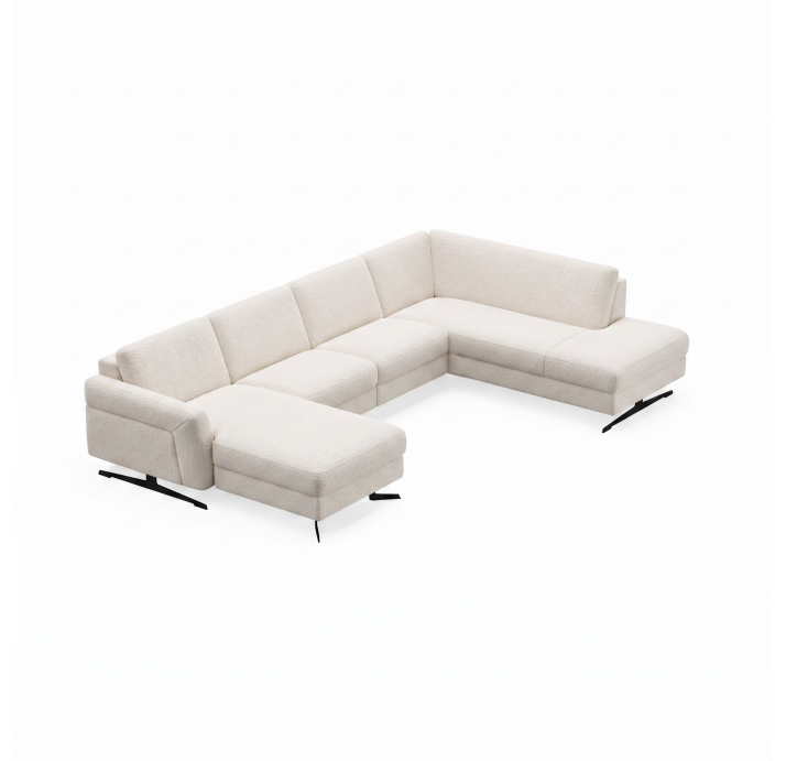 Диван TAMOUR S214-400-160L/VIVA OFFWHITE/BULTEX/03BL/