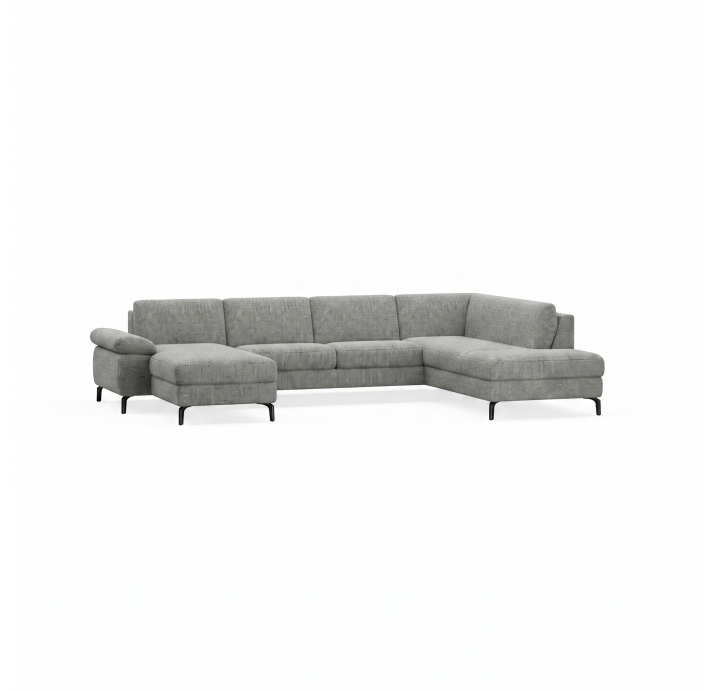Диван TASMAN S214-400-162L/AMIRI CARBON/BULTEX/01BL/