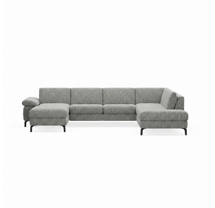 Диван TASMAN S214-400-162L/AMIRI CARBON/BULTEX/01BL/