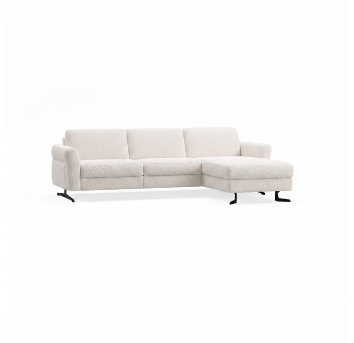 Диван TAMOUR B93-300-160L/VIVA OFFWHITE/BULTEX/03BL/