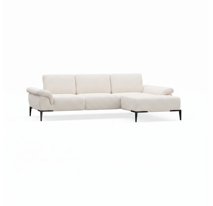 Диван WAVE B98-300-165L/VIVA OFFWHITE/BULTEX/01BL/