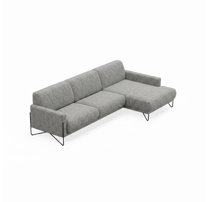 Диван MILLER B92-300-159L/AMIRI CARBON/BULTEX/03BL/