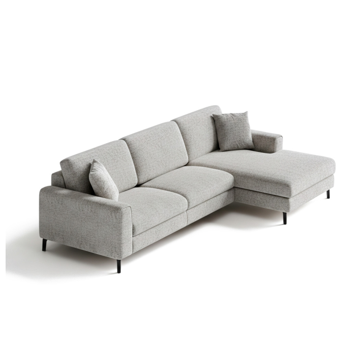 Диван FONTANE B100-300-167L/AMIRI CARBON/BULTEX/01BL/