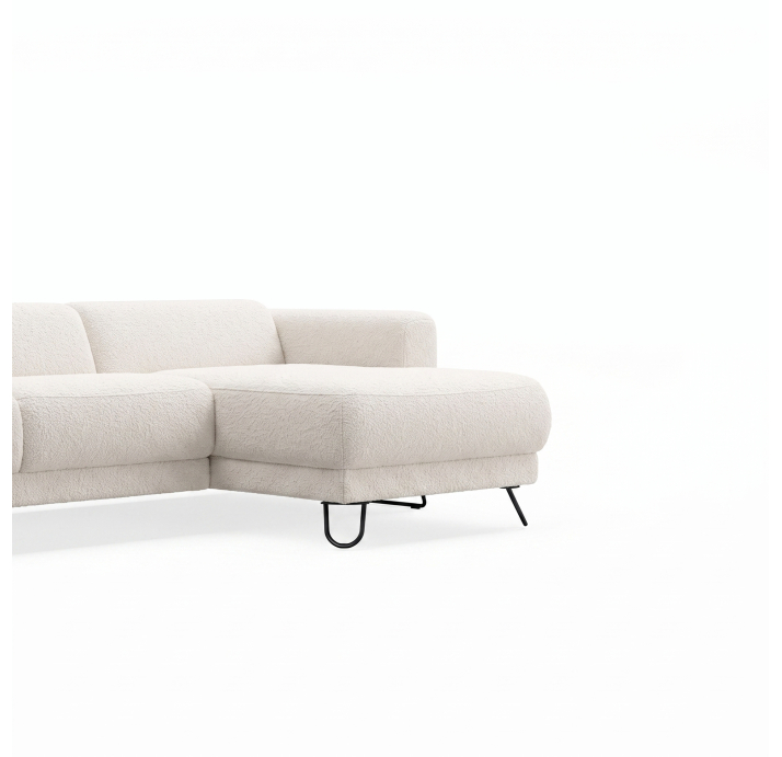 Диван MATHEO B100-300-167L/VIVA OFFWHITE/DYNASPRING/03BL/