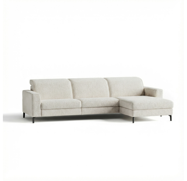 Диван FRATINO B101-300-163L/VIVA OFFWHITE/BULTEX/01BL/E,E,E