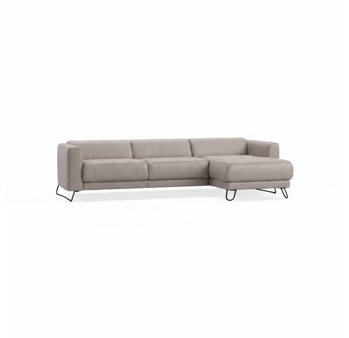 Диван MATHEO B100-300-167L/MONTANA PERLE/DYNASPRING/03BL/
